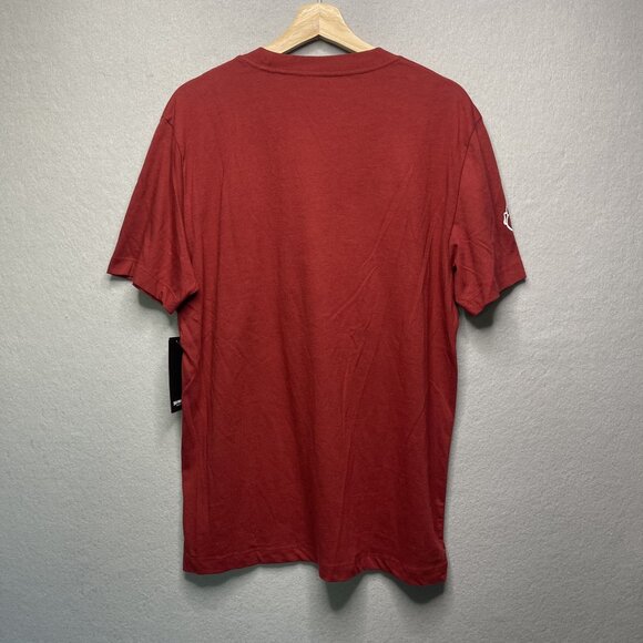 True Religion Brand Jeans Red Dahlia 2002 TRBJ Arc Tree Graphic Large - Picture 7 of 8